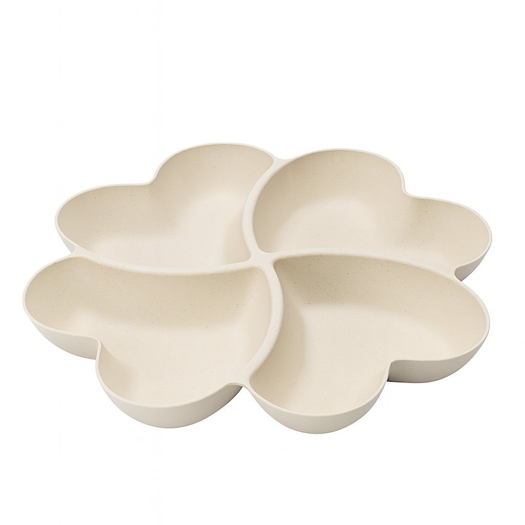 Eco-Friendly heart-shaped snack tray