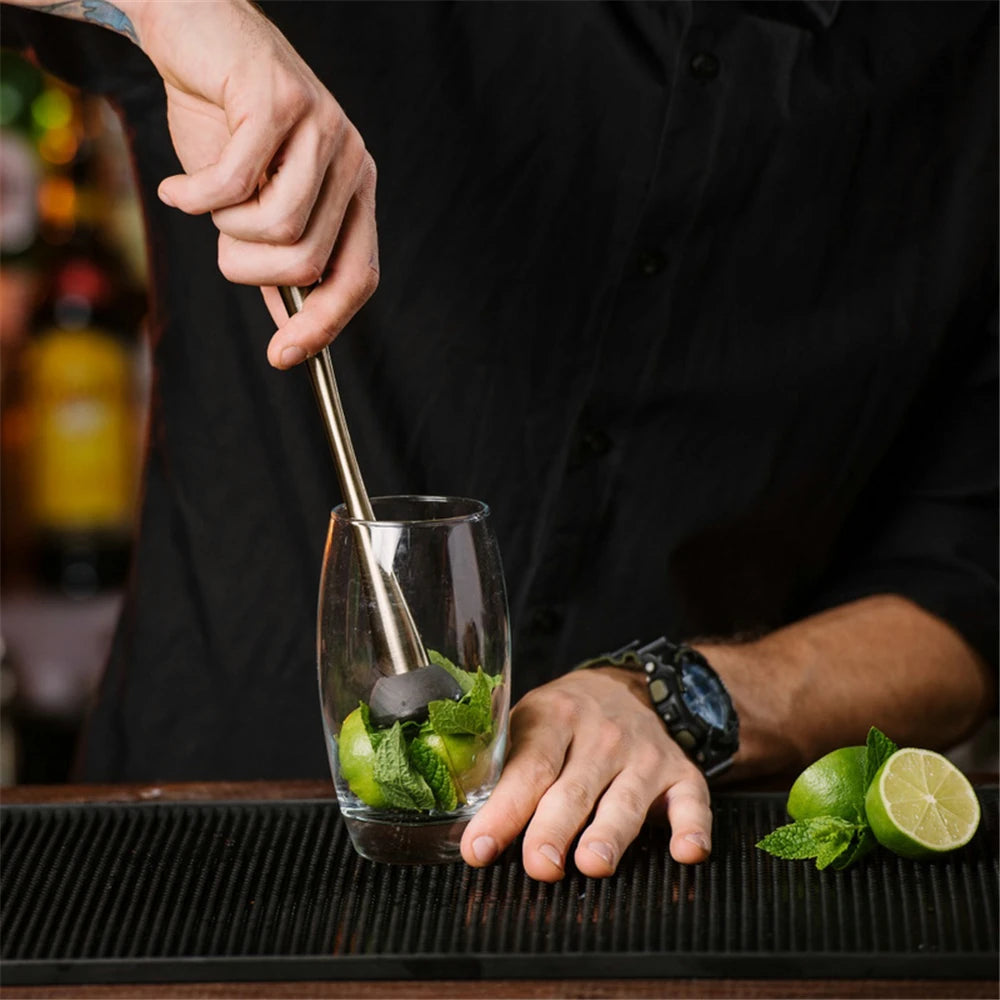 Bar cocktail muddler