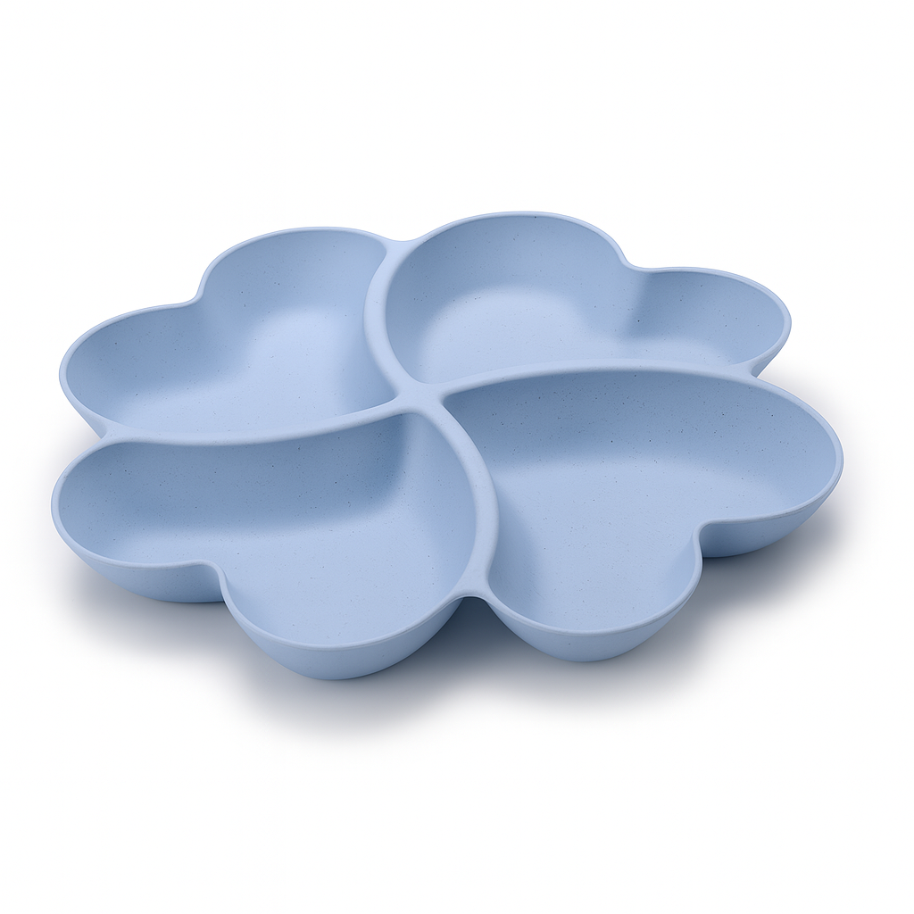 Eco-Friendly heart-shaped snack tray