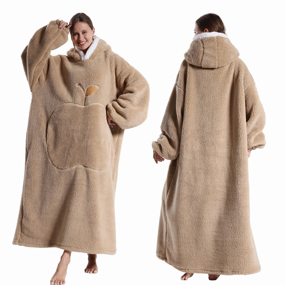 Oversized wearable blanket