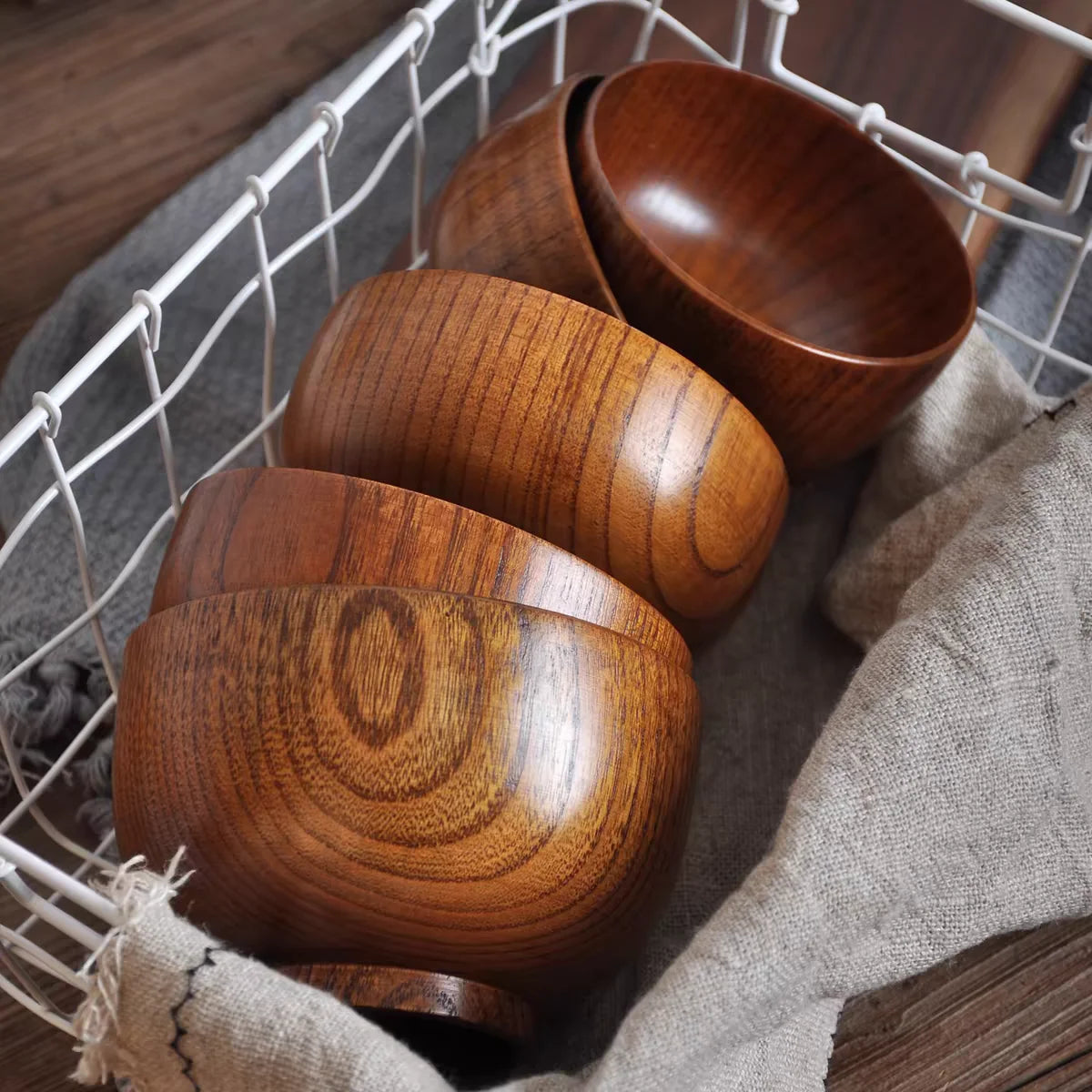 Retro wood bowl