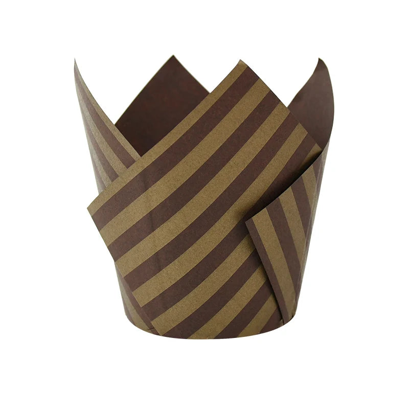 Newspaper style cupcake liners - 50 pcs