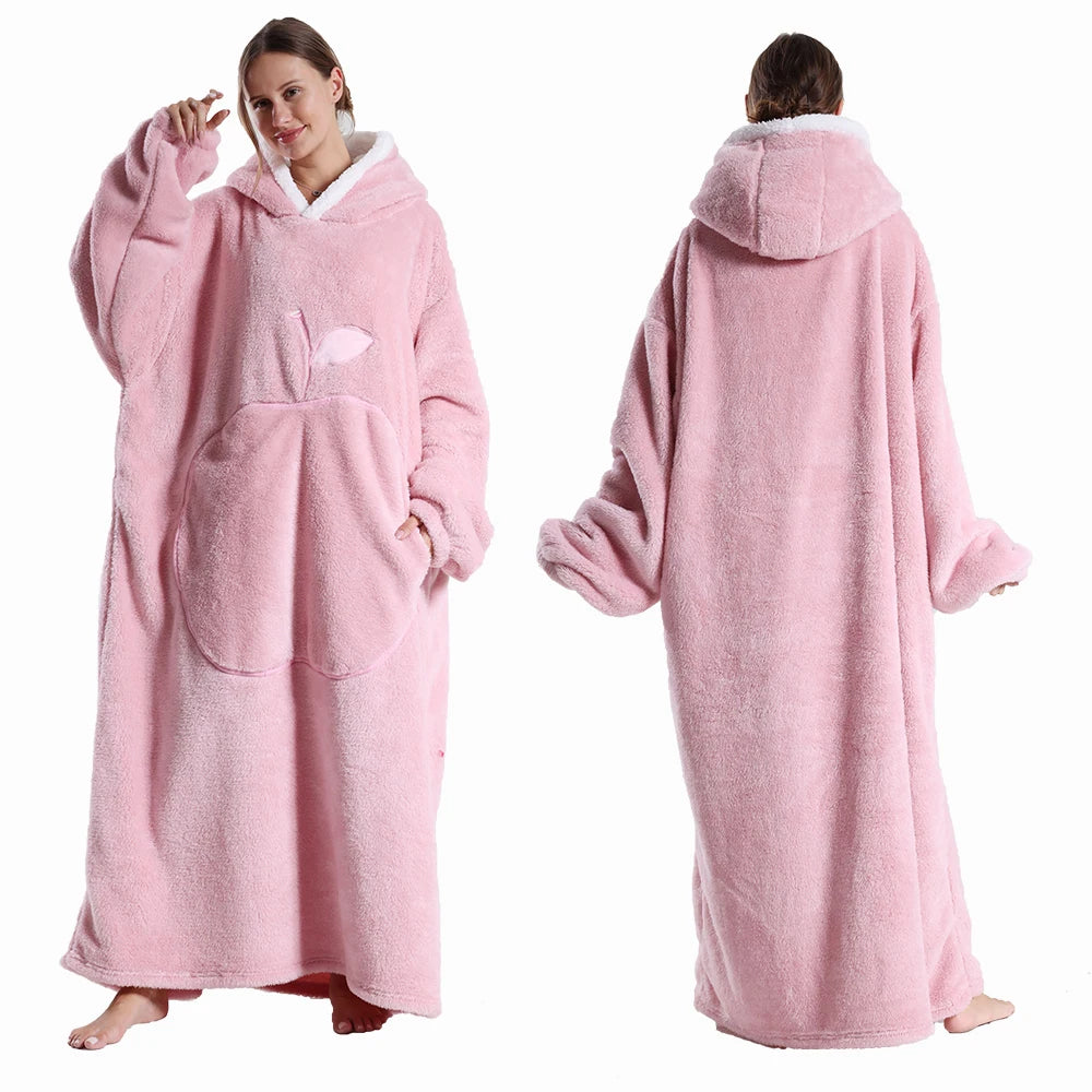 Oversized wearable blanket