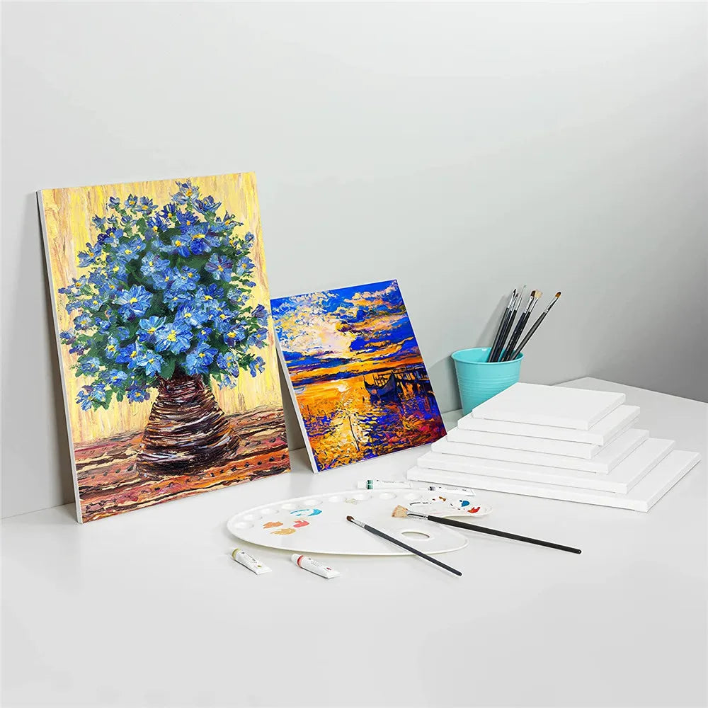 Set of cotton painting canvases - 4 pcs
