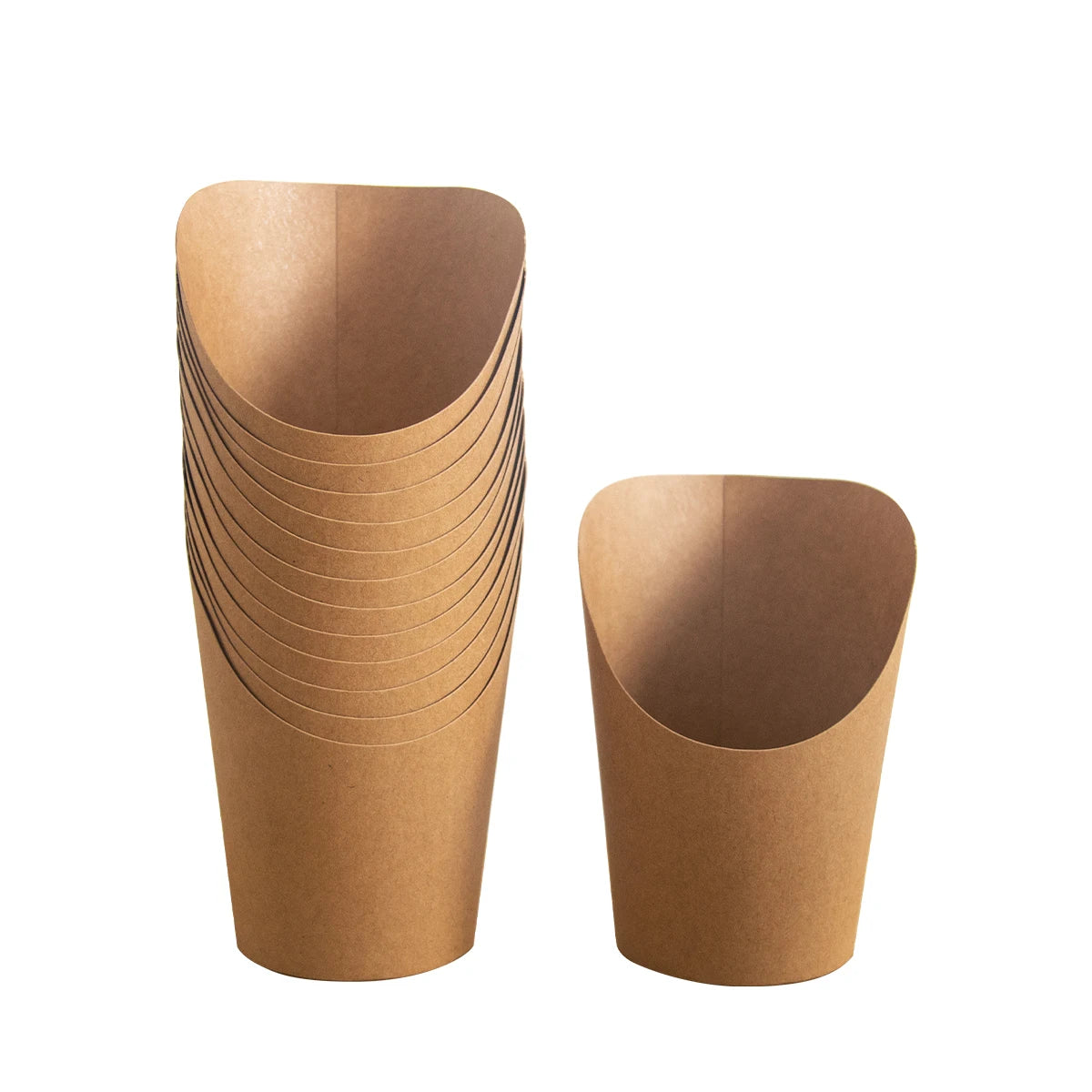Kraft paper snack holders