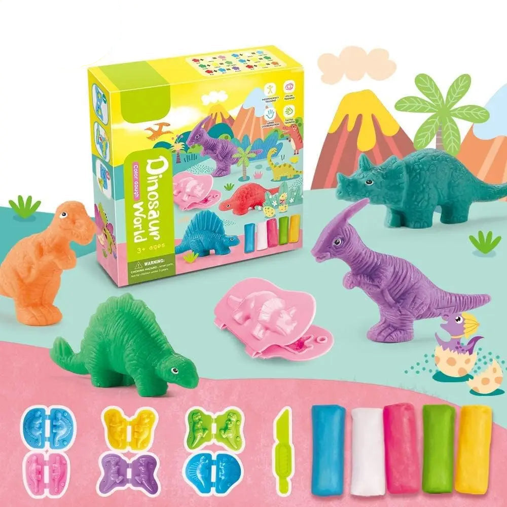 Dinosaur playdough set