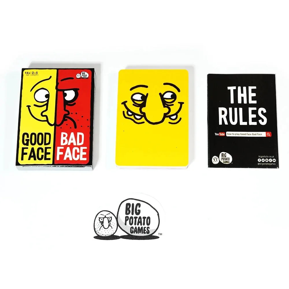Good Face Bad Face – Hilarious party game for adults & families