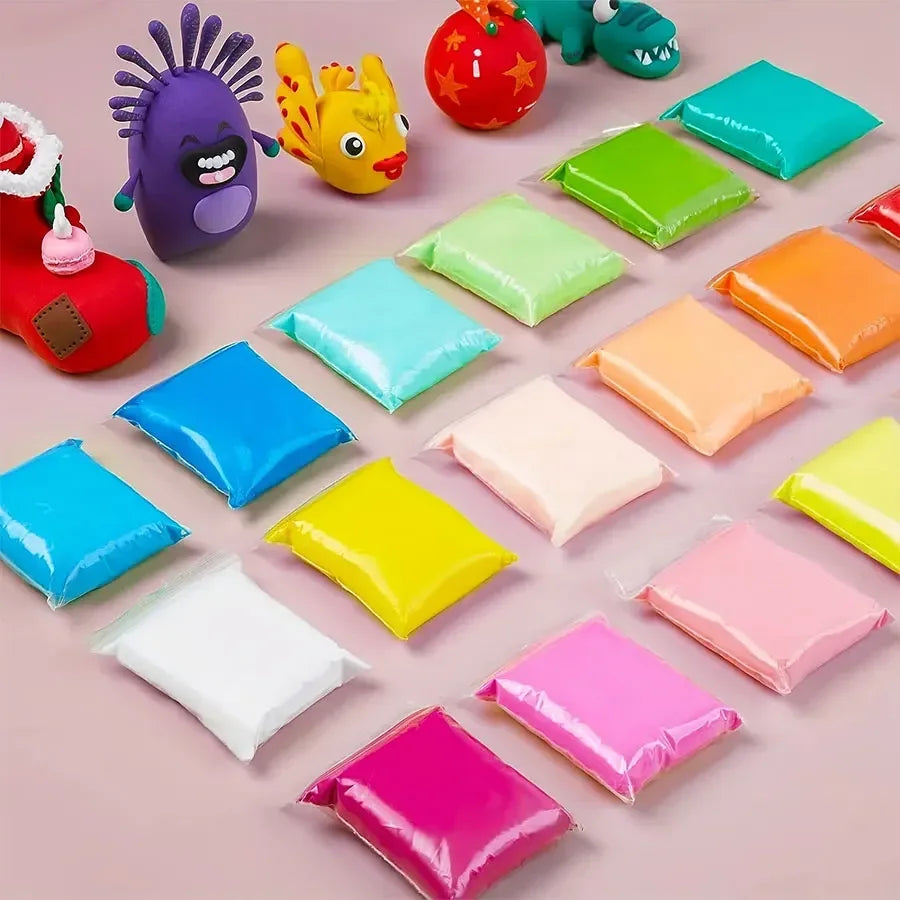Air-dry clay set – ultra-light