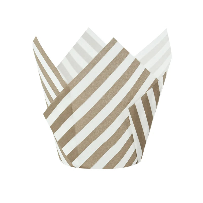 Newspaper style cupcake liners - 50 pcs