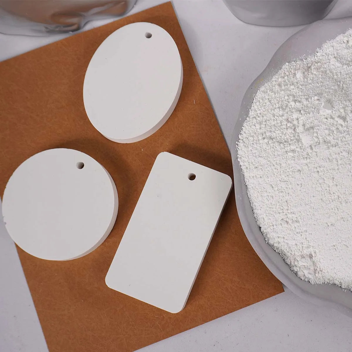 High-density gypsum powder