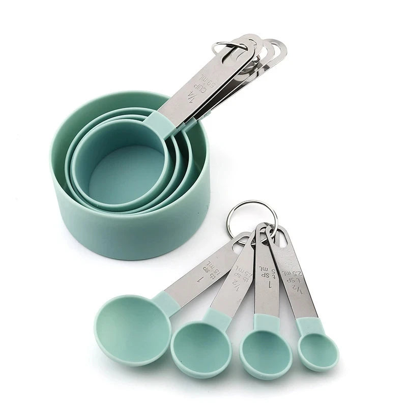 Measuring cups and spoons set - 8 pcs