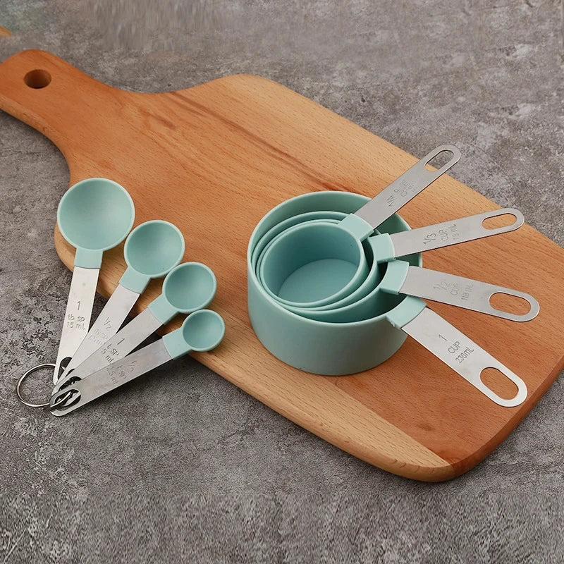 Measuring cups and spoons set - 8 pcs