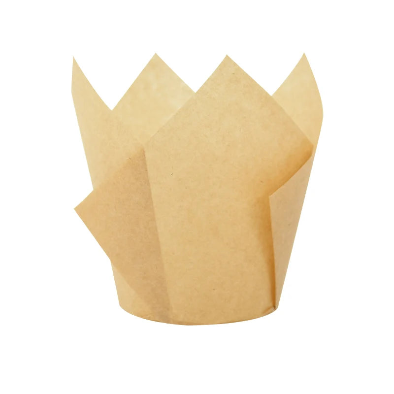 Newspaper style cupcake liners - 50 pcs
