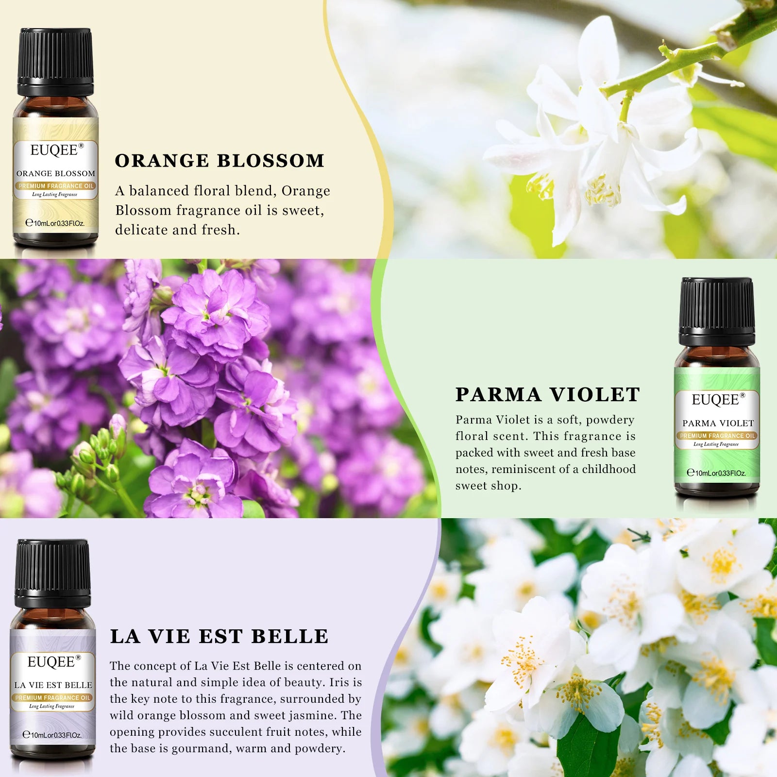 Falling in love floral fragrance oils