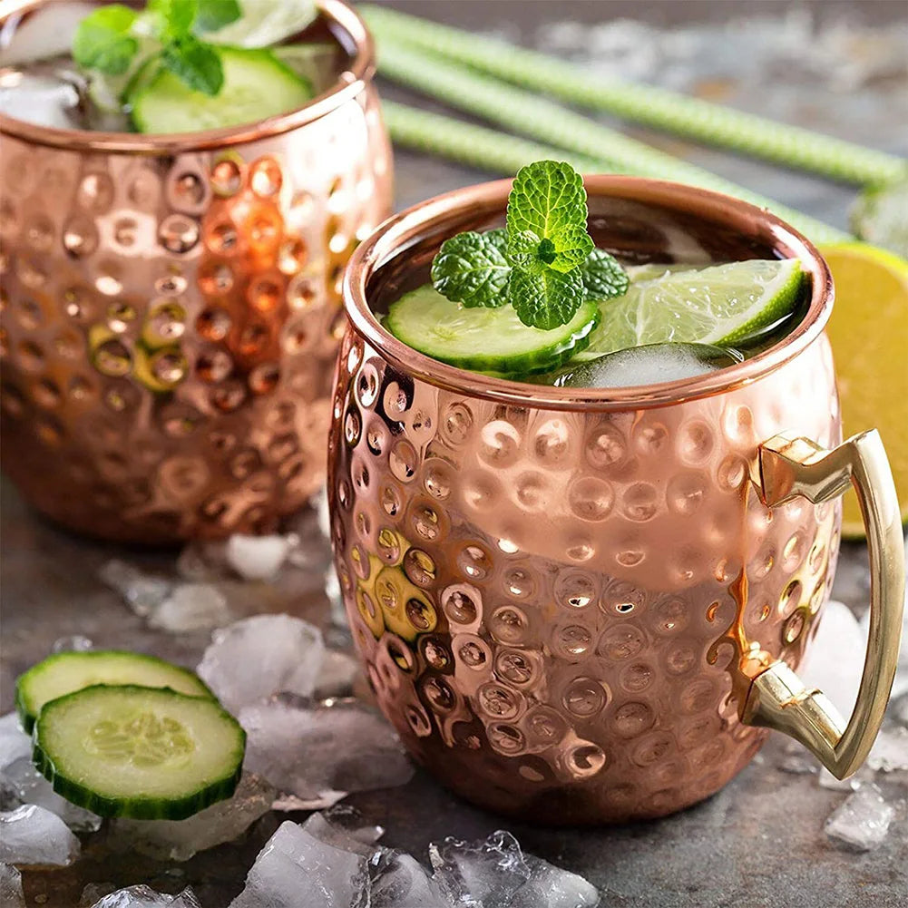 Stainless steel Moscow Mule mugs