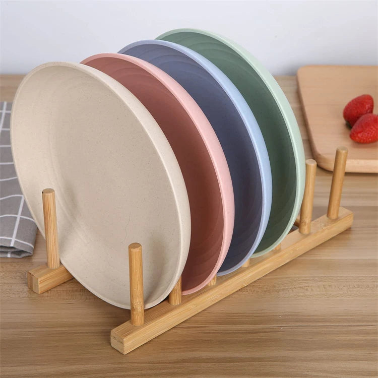 Wheat Straw Plates – 4pcs
