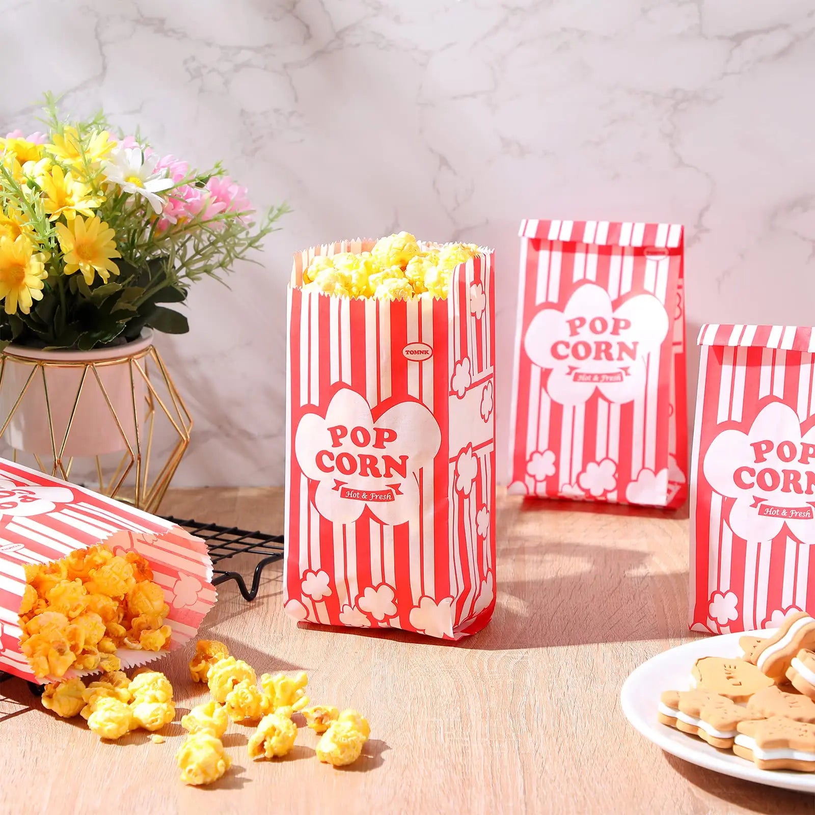 Popcorn paper bags