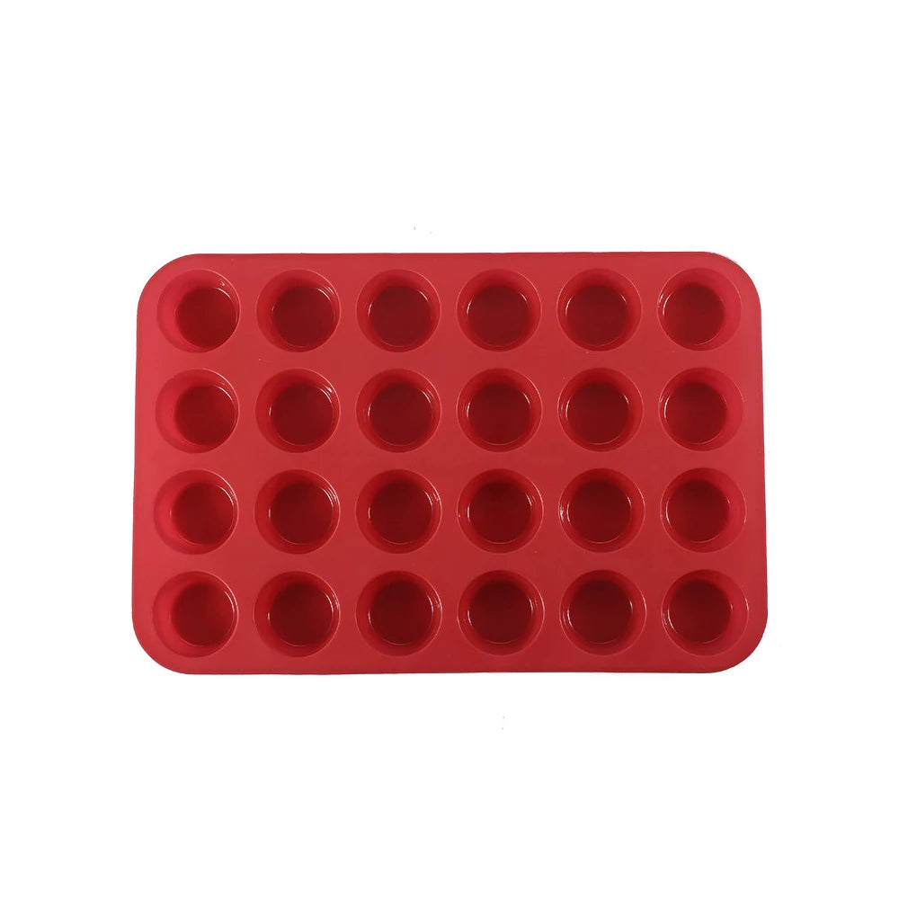 Silicone baking mold - 24 mini muffin cups