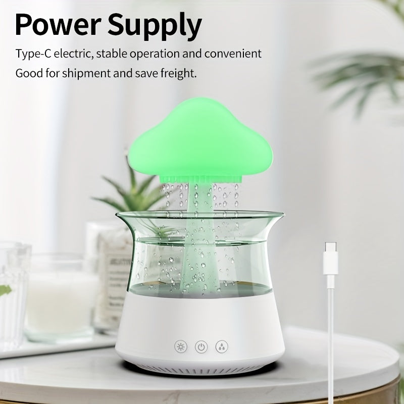 Compact Zen Rain Cloud Aromatherapy Diffuser