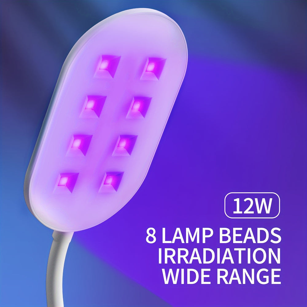 12W UV Resin Curing Lamp with 8 LED Beads