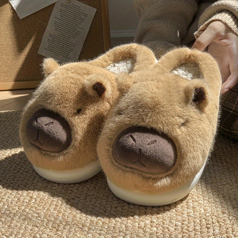 Capybara Plush Slippers