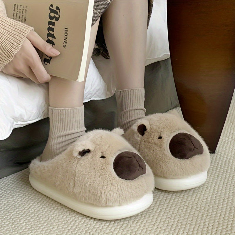 Capybara Plush Slippers