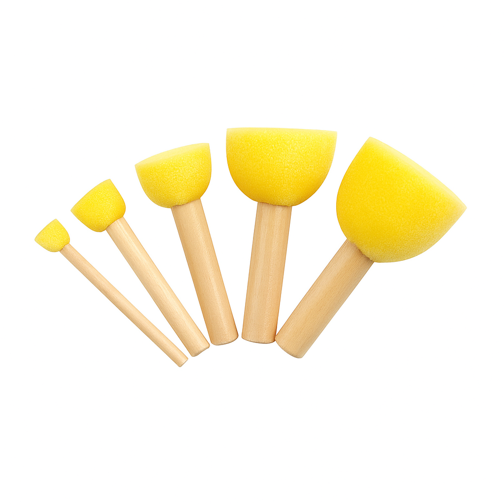 Sponge paint daubers - 20 pieces